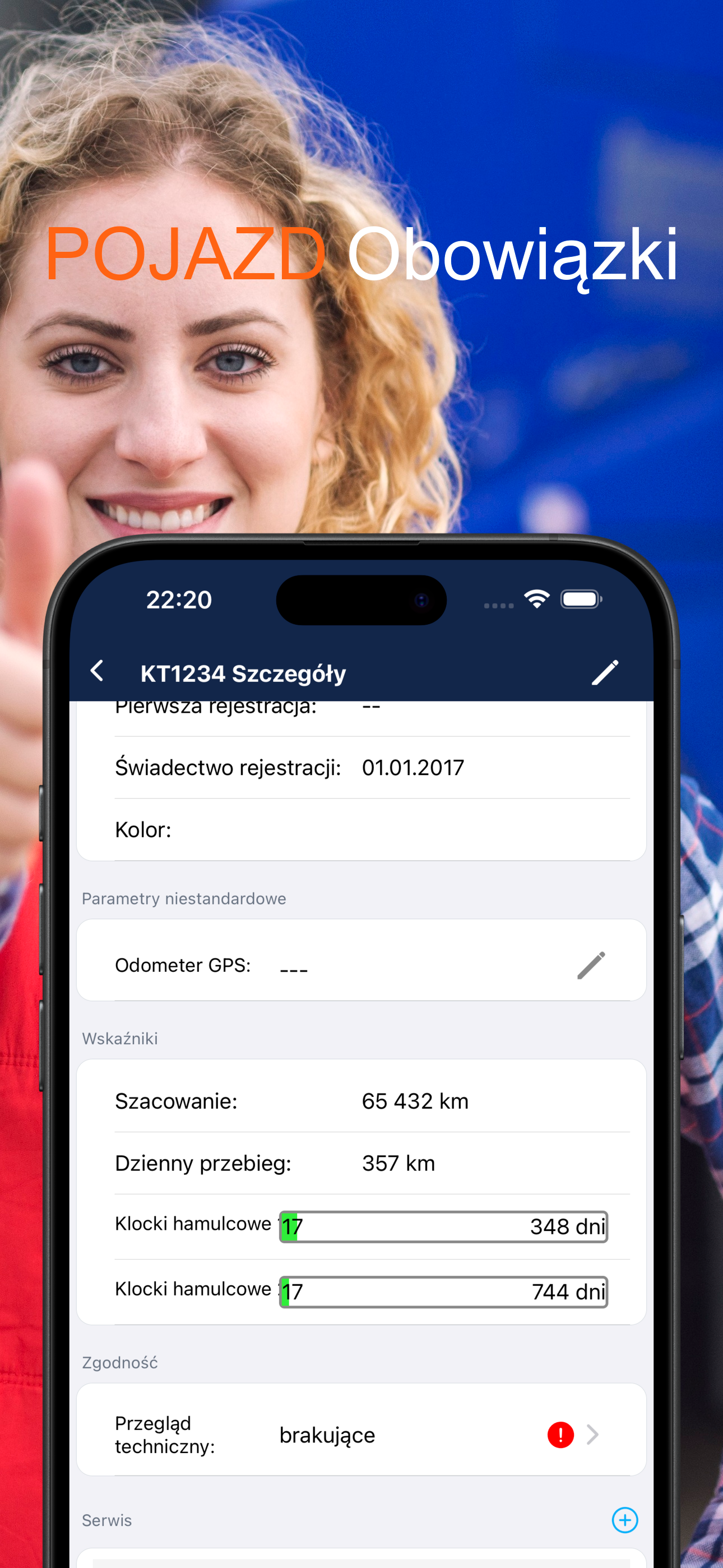 Status zgodności pojazdu